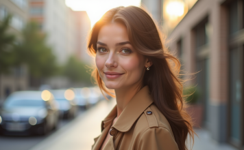 Femme parfaite : critères physiques à connaître pour être l’élue Femme élégante confiante en extérieur avec style moderne