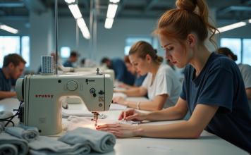 Fabrication des vêtements Stüssy : Lieux de production et processus