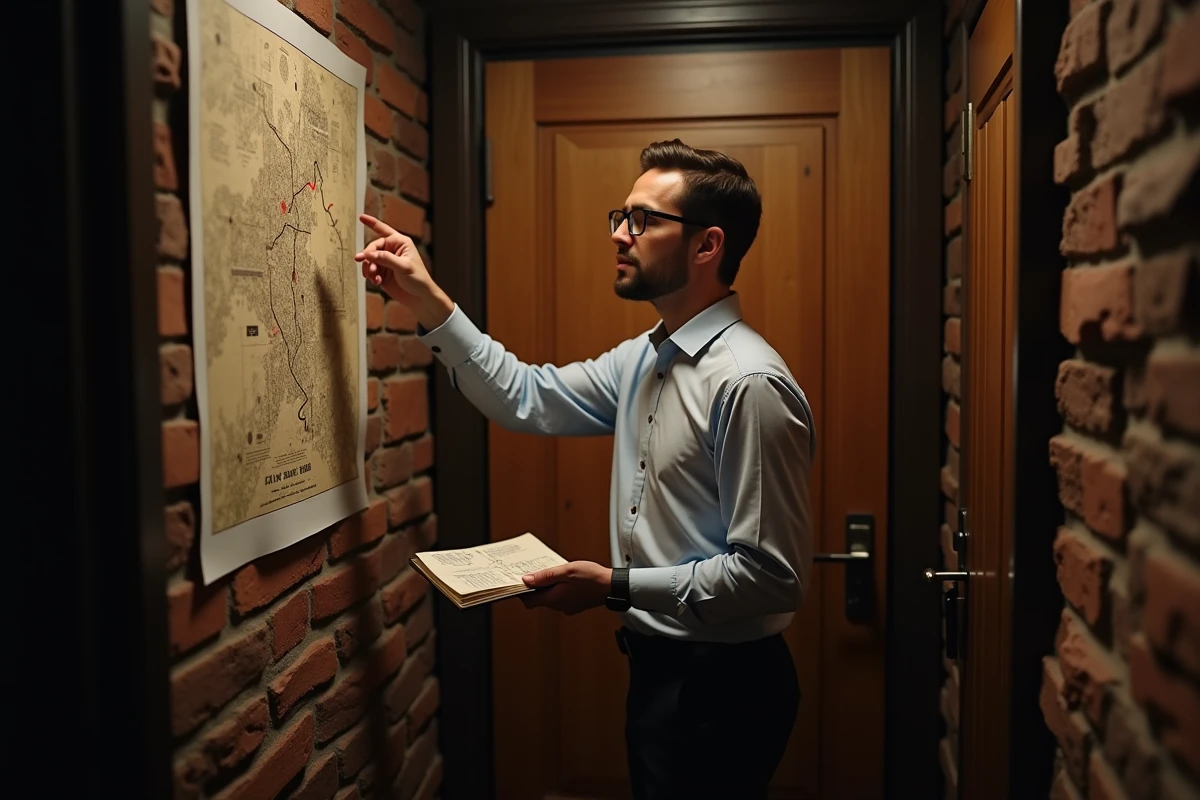 Homme dans une salle d