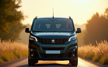 Rouler autrement avec la Peugeot Rifter 7 places Peugeot Rifter 7 places en campagne ensoleillee