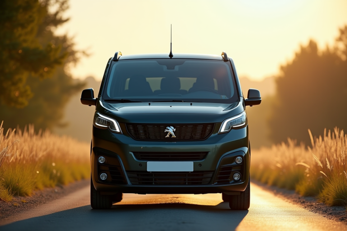 Peugeot Rifter 7 places en campagne ensoleillee