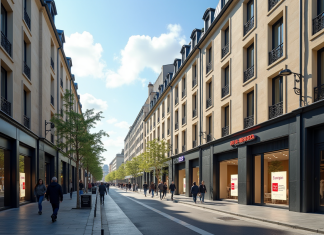 Immobilier France: quel avenir pour ce marché en pleine évolution ? Paysage urbain moderne en France avec bâtiments historiques et modernes